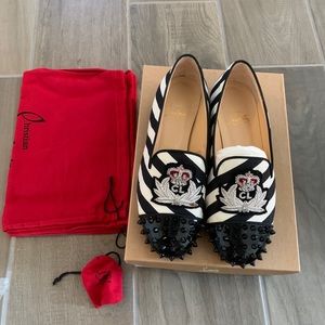 CHRISTIAN LOUBOUTIN intern flat pat loafer